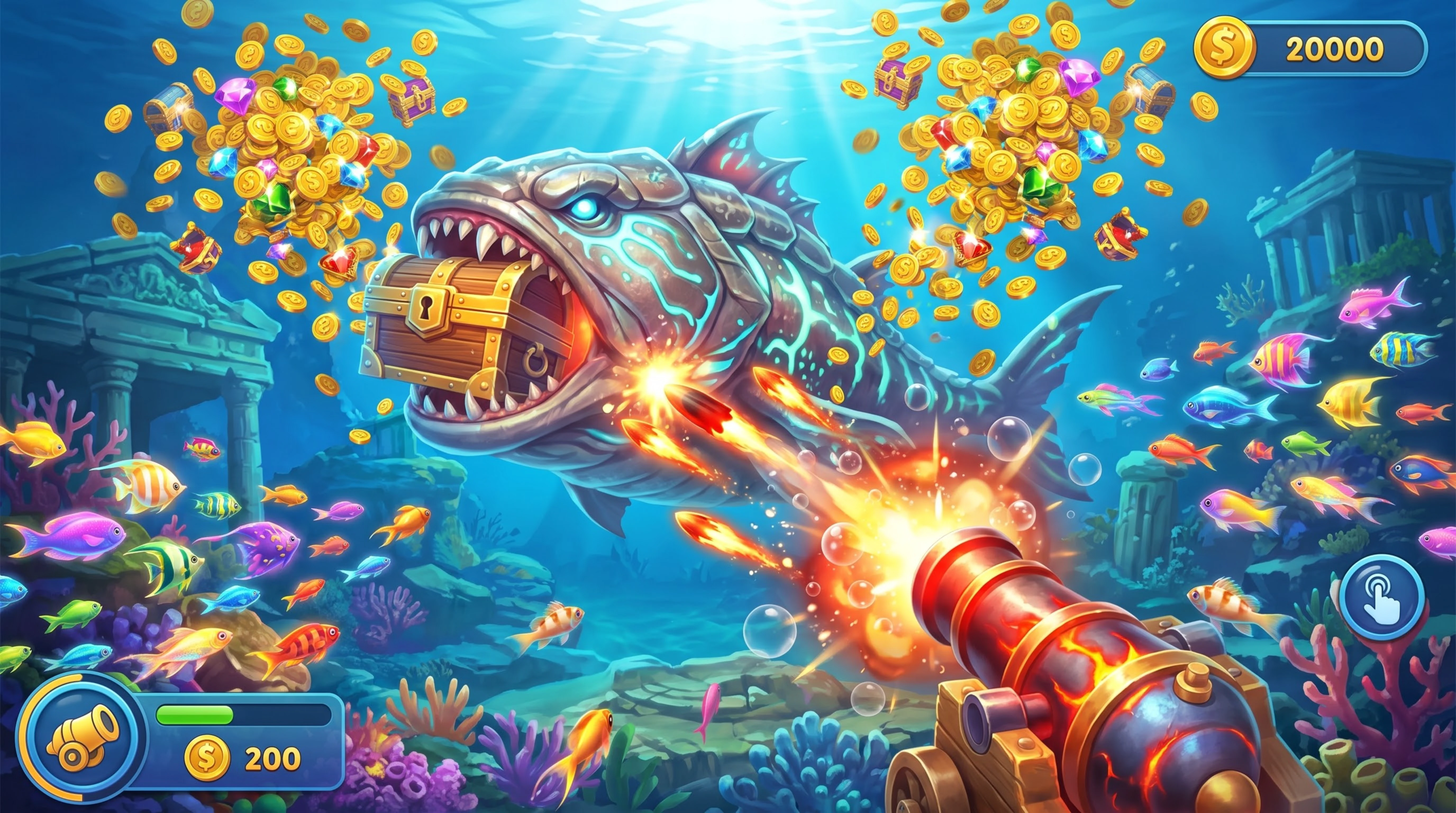 Slot fishing arcade