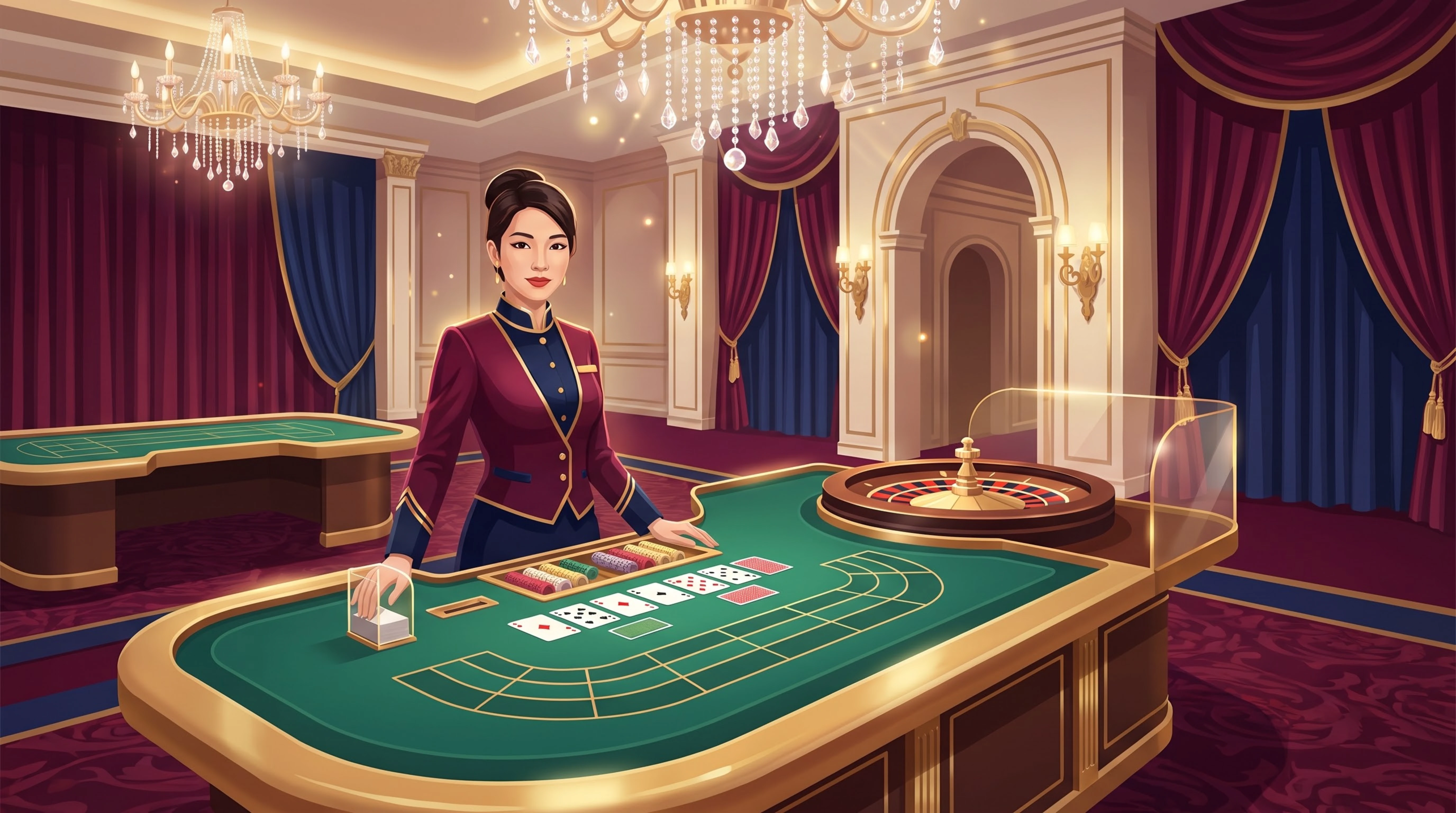 Casino trực tuyến - Baccarat, Roulette, Blackjack